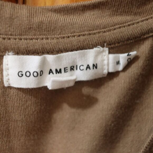 Good American Brown Sleeveless Pleated Top 5 - Picture 7 of 8